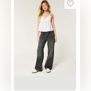 NWT Hollister Low Rise Baggy Size 18L W34L.